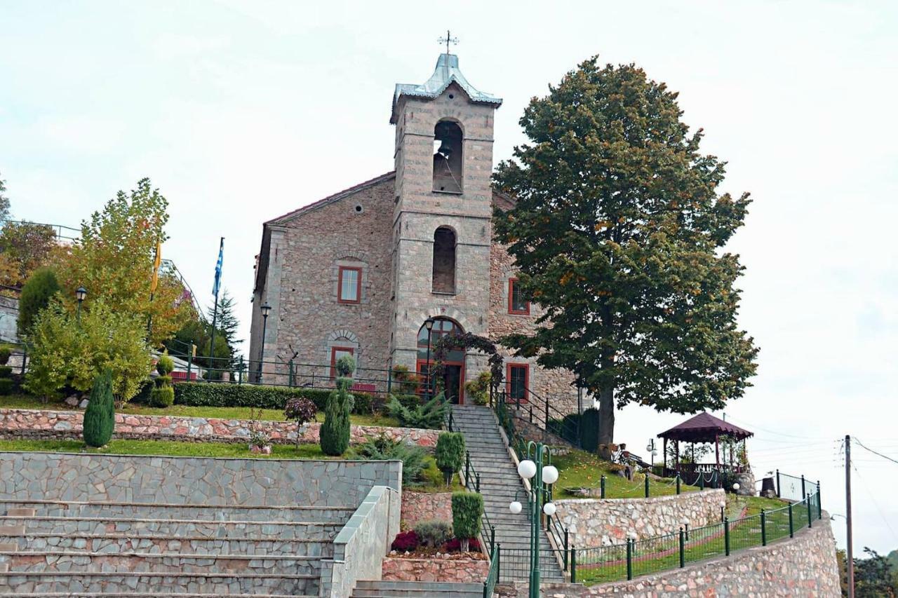 Traditional Stone Villa "To Petrino" Флорина Экстерьер фото